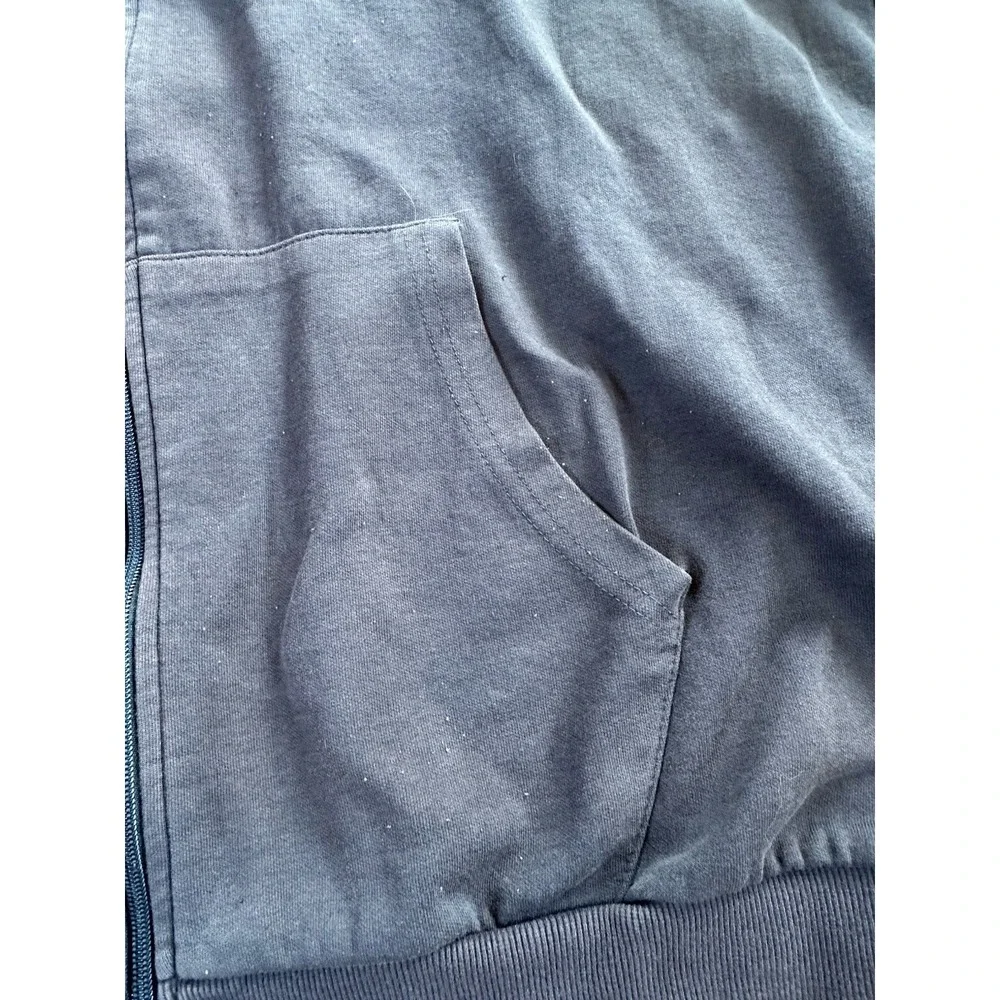 Polo‎ Ralph Lauren Sweatshirt Men's XL Navy Hoodie Full Zip Thermal Hood Pony